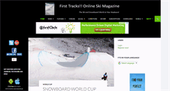 Desktop Screenshot of firsttracksonline.com